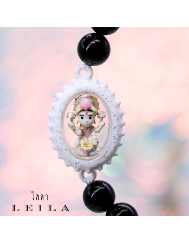 Leila Amulets Goddess Lakshmi with an oval frame, Baby Leila Collection