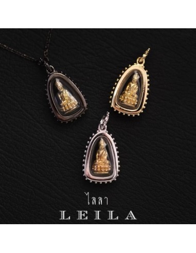 Leila Amulets พระกริ่ง รุ่น มหามงคล (พร้อมสร้อยคอเงิน 92.5 ยาว 41 CM)