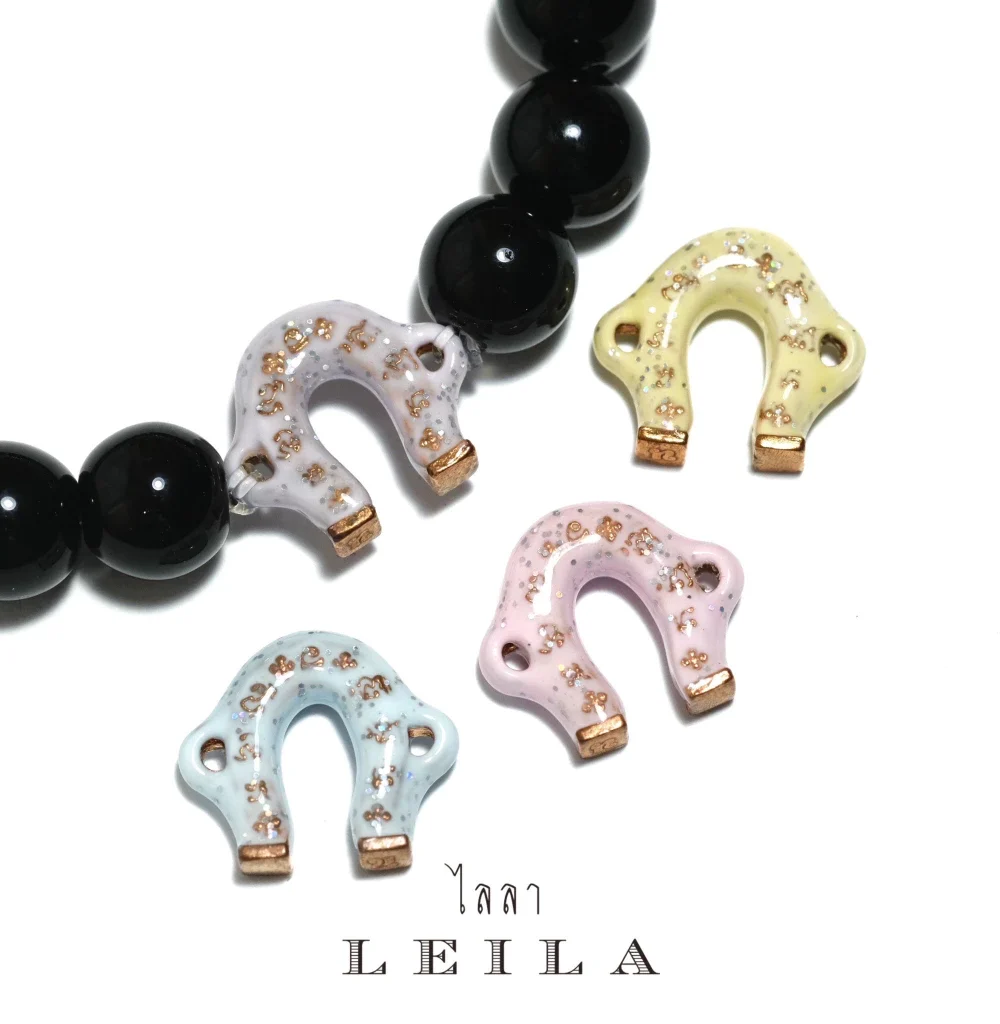 Leila Amulets Glass Horseshoe