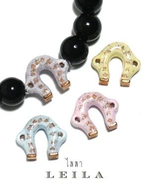 Leila Amulets Glass Horseshoe