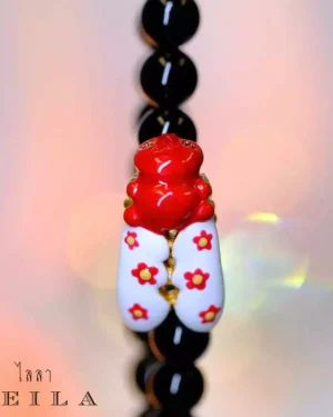 Leila Amulets แมลงภู่คำ ตาเพชร รุ่นบังเกิดทรัพย์